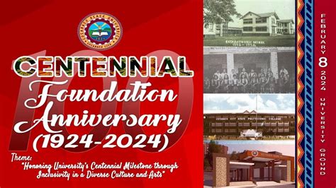 Cotabato State University Centennial Foundation Anniversary 1924-2024 ...