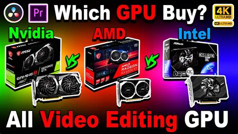 🔥All Graphics Card Explained🔥Which Video Editing GPU Buy?🔥Nvidia vs AMD ...