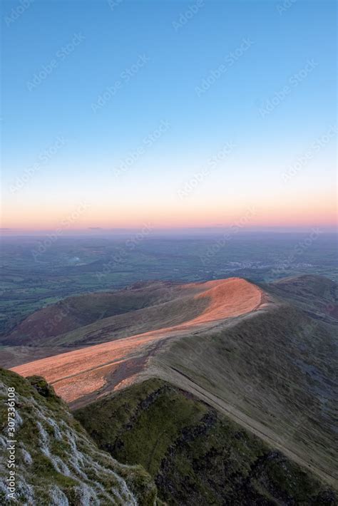 Brecon Beacons sunset Stock Photo | Adobe Stock