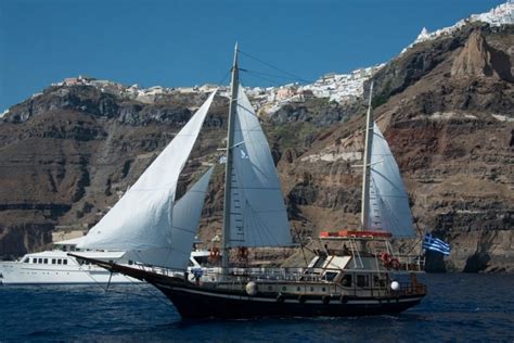 santorini Wooden boat tour - santorini tours, boat tours, Caldera Cruise & Oia Sunset ...