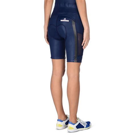 Lyst - adidas By Stella McCartney Dark Blue Cycling Shorts Padded in Blue