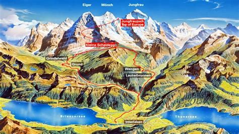 There are two different routes to the #Jungfrau Top of Europe in #switzerland . Check out this # ...