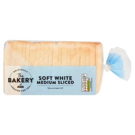 Asda, Hartley’s The Bakery The BAKERY at ASDA Soft White Medium Sliced ...