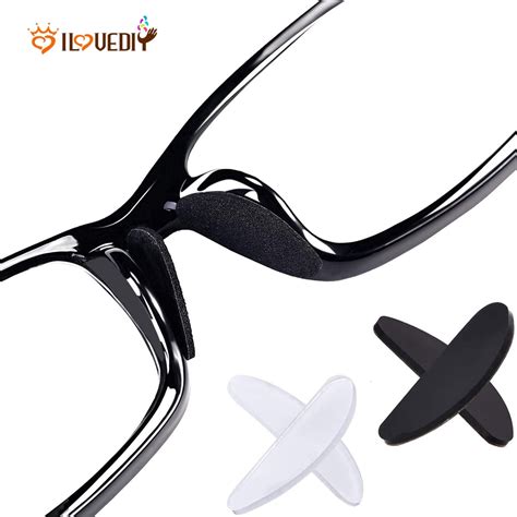 5 Pairs Pack / Eyeglass Nose Pads / Self Adhesive Soft Silicone Anti ...