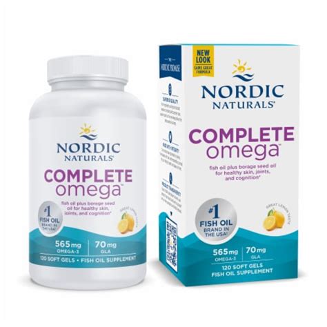 Nordic Naturals® Complete Omega-3-6-9 Fish Oil Dietary Supplement Soft Gels, 120 ct - Ralphs