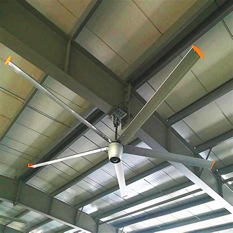 3m Brushless Ceiling Fan / HVLS Large Industrial Ceiling Fans For Factory