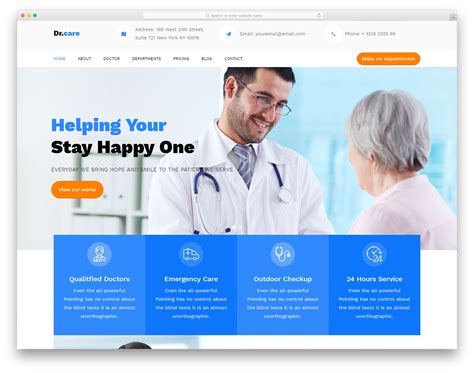 34 Best Free Medical Website Templates For Clean Pages 2020 - Colorlib