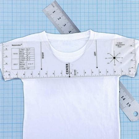 T-Shirt Ruler Guide Tool Acrylic T-Shirt Alignment Tool T-Shirt ...