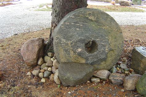 Antique Grist Mill Stones For Sale - Antique Poster