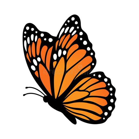 Butterfly Side Outline Clip Art