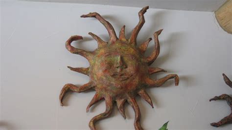 Paper mache sun