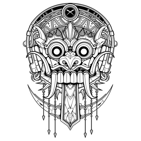 Barong Bali - Illustration Project on Behance