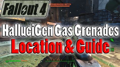 Fallout 4 | HalluciGen Gas Grenades | Grenade Location & Guide - YouTube