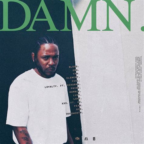 Kendrick Lamar - Damn Tracklist & Album Art (Album Stream) | Latest ...