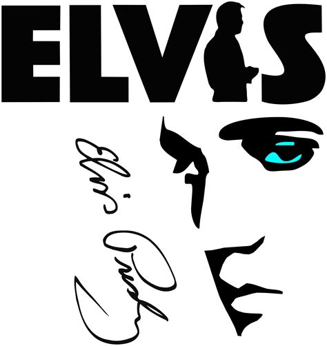 Elvis Presley Autographed SVG file SVGpng dxf | Etsy