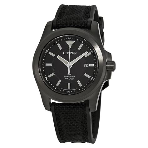 Citizen Promaster Tough Black Dial Eco-Drive Black Fabric Men's Watch ...