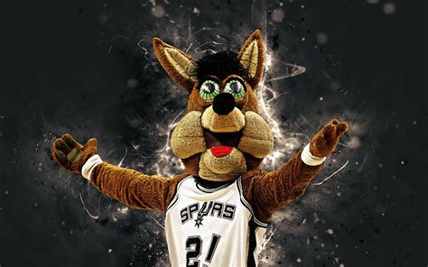 Download Mascot Basketball NBA San Antonio Spurs Sports 4k Ultra HD Wallpaper