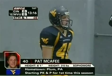 Pat McAfee West Virginia Highlights