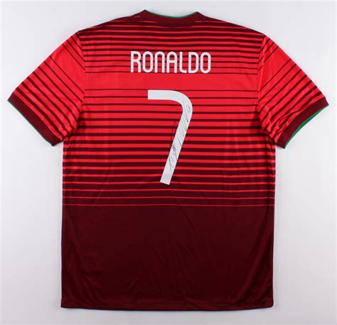 Cristiano Ronaldo Signed Team Portugal Authentic Nike Soccer Jersey ...