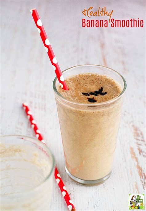 Healthy Banana Smoothie Recipe | This Mama Cooks! On a Diet