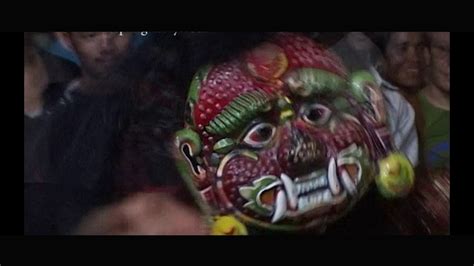 "Lakhe Naach" Mask Dance in Nepal | Balambu | Cultural historic devil mask dance - YouTube