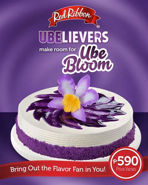 red ribbon ube cake size - Laraine Vinson