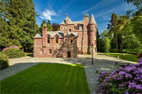 A castle with four cottages for sale in Scotland