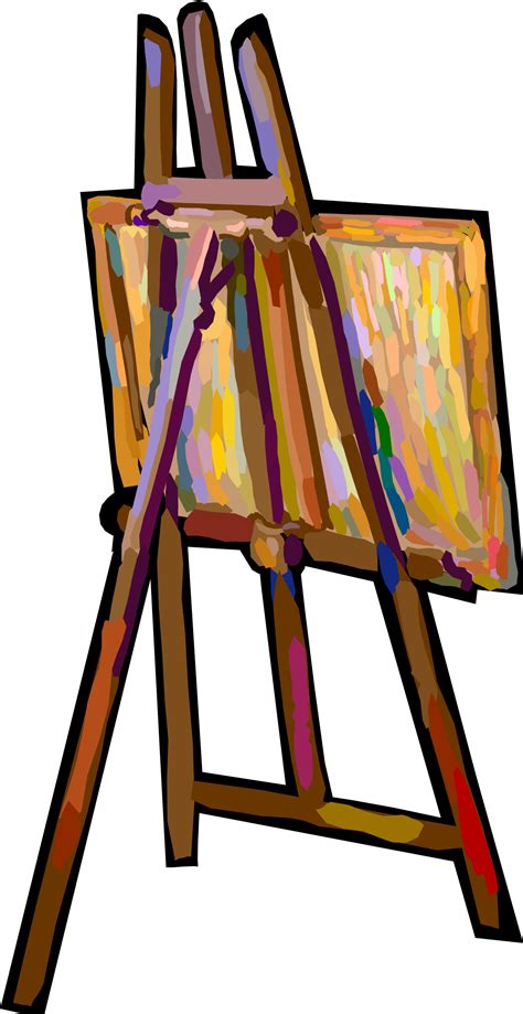 Download Transparent Artist Easel Clipart - Easel In Art Gallery PNG Image with No Background ...