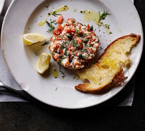 Salmon Tartare Recipe with Lemon and Capers | olivemagazine