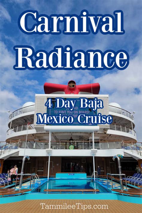 Carnival Radiance 4 Day Baja Mexico Cruise - Tammilee Tips | Mexico ...