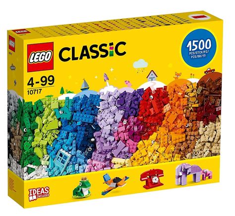 LEGO Classic 10717 Bricks Bricks Bricks 1500 Piece Set - Encourages Creativity in all Ages ...