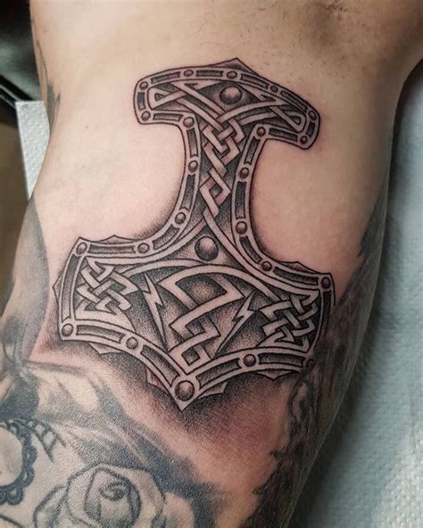 #Tattoos,mjolnir tattoo Thor Hammer Tattoo, Mjolnir Tattoo, Thor Tattoo ...