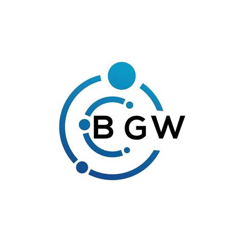 BGW letter logo design on white background. BGW creative initials ...