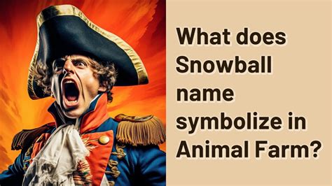 What does Snowball name symbolize in Animal Farm? - YouTube