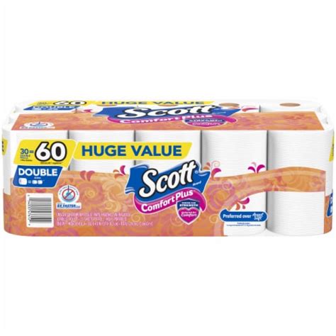 Scott Comfort Plus Double Roll Bath Tissue 30 Rolls, 30 rolls - QFC