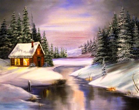 IMÁGENES DE PAISAJES NAVIDEÑOS | Paisaje para pintar, Paisajes ...