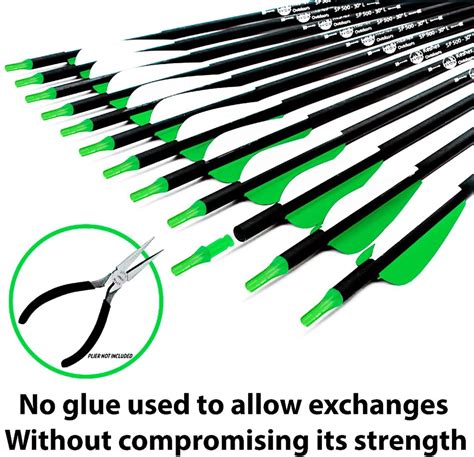 Archery Carbon Hunting Arrows for Compound & Recurve Bows - Etsy