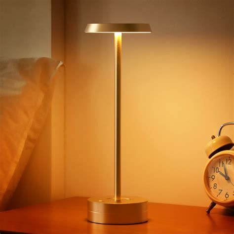 Buy GOVSSING Battery Operated Table Lamps 4000mAh Rechargeable Lamp with Capacity Indicators, 3 ...