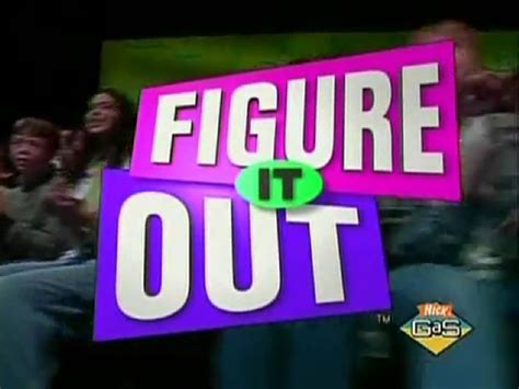 Figure It Out (partially found episode of Nickelodeon game show; 1998 ...