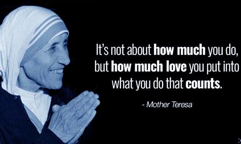 Mother Teresa quotes on kindness and love