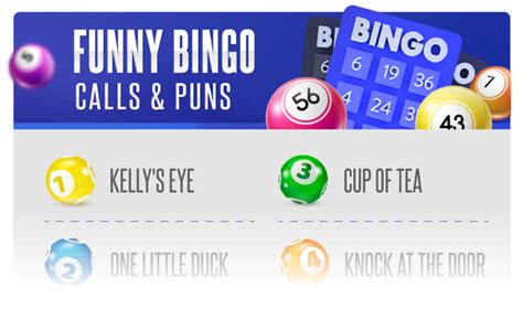 Bingo Calls Funny Printable - Printable Word Searches