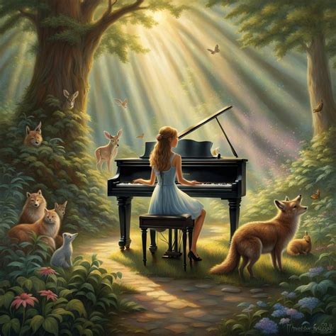 Heavenly Piano - AI Generated Artwork - NightCafe Creator