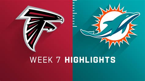 Atlanta Falcons vs. Miami Dolphins highlights | Week 7