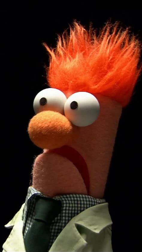 Cartoon Beaker Muppet