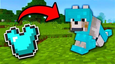 HUR MAN CRAFTAR DIAMANTRUSTNING FÖR EN HUND I MINECRAFT | HUR MAN FÅR HEMLIGT ARMOUR I MINECRAFT ...