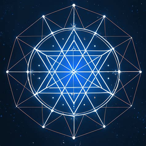 Pleiadian Star System with Sacred Geometry · Creative Fabrica