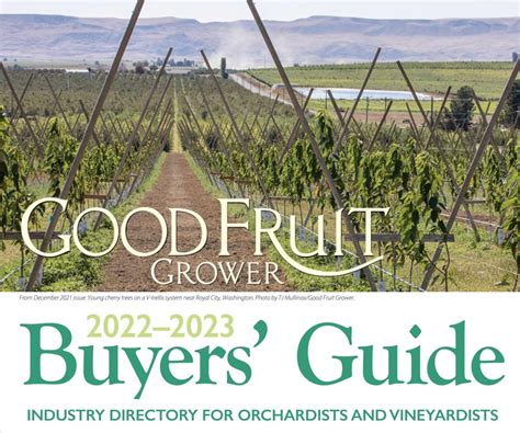 Buyers' Guide | Good Fruit Grower