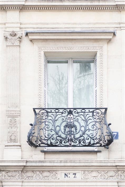 Paris Photograph Balcony at Apartment 7, Architecture Photography ...