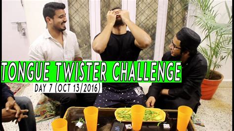 TONGUE TWISTER CHALLENGE!! (Day 7) - YouTube