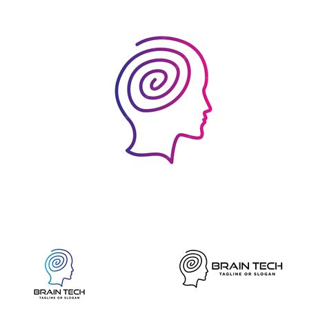 Premium Vector | Brainwaves of Innovation AI Logo Designs for the Future